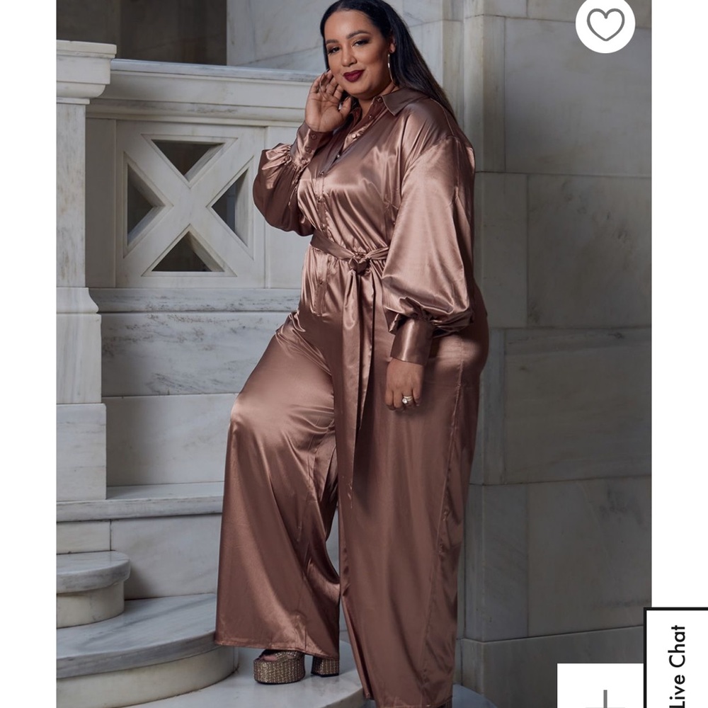 ELOQUII Wide Leg Jumpsuit